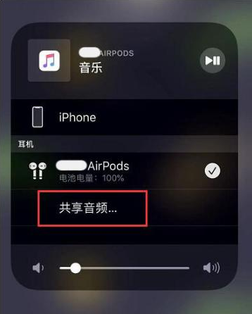 潍城苹果14音频维修点分享iPhone14音频共享设置方法 