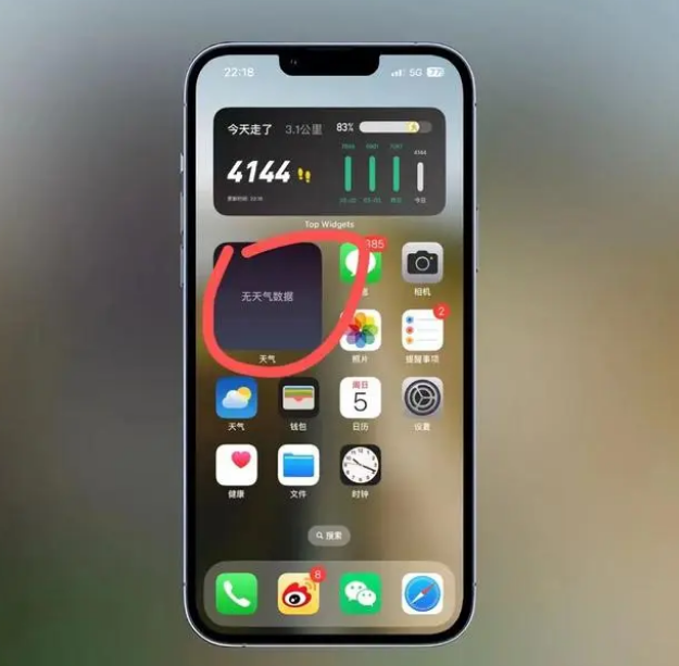 潍城苹果手机维修分享:iOS16主屏幕天气小组件无法正常工作怎么办？ 