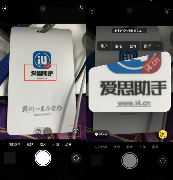 潍城苹果手机维修分享升级iOS 16后如何通过相机翻译文本 