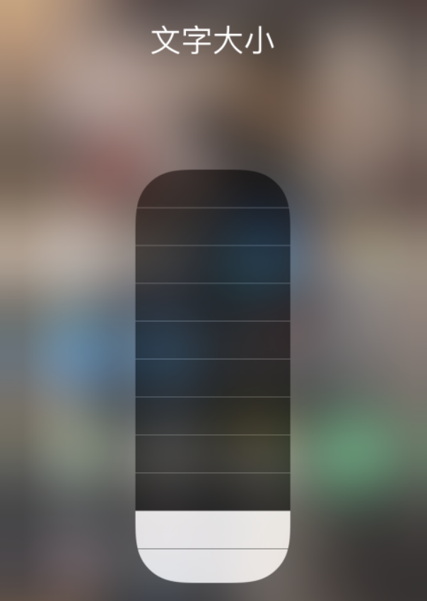 潍城苹果手机维修分享小技巧：在 iPhone 控制中心快速调节字体大小 