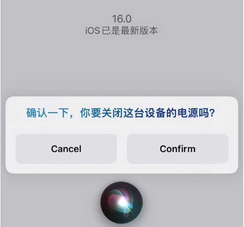 潍城苹果手机维修分享iOS 16 Beta5为什么要取消Siri语音关机功能 