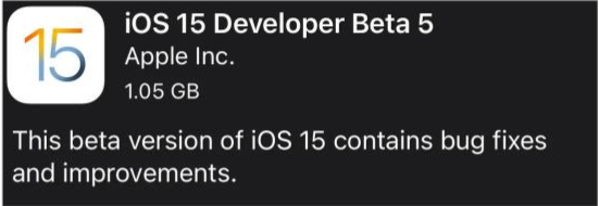 潍城苹果手机维修分享如何升级到iOS15.0 beta5 